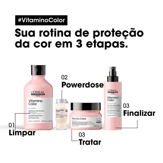Ampola de Tratamento L'ore&aacute;l Professionnel Powerdose Vitamino Color